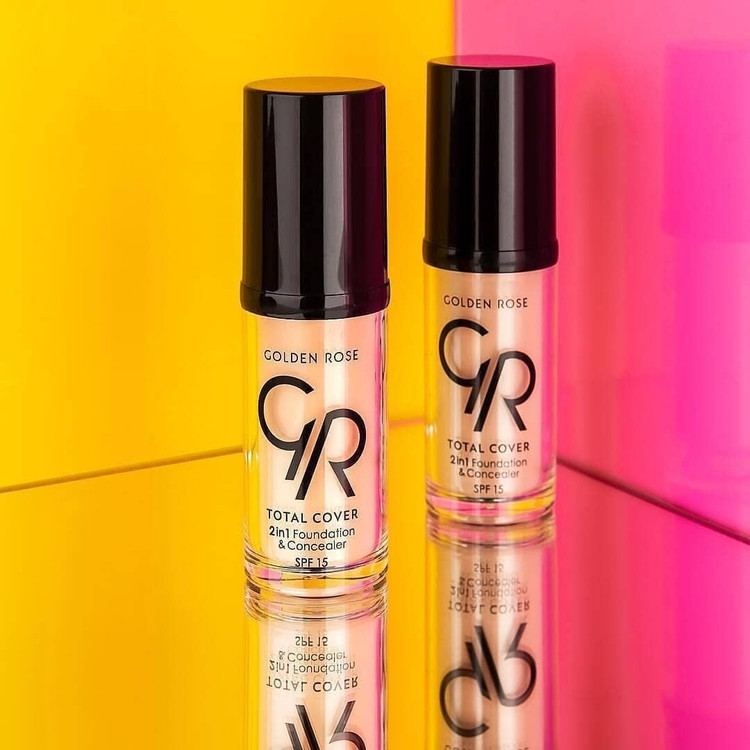 کرمپودر توتال کاور گلدن رز