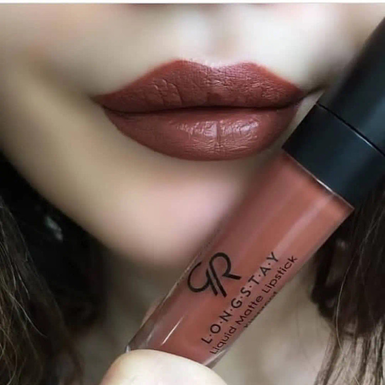 رژلب مایع مات بادوام گلدن رز شماره ۲۷