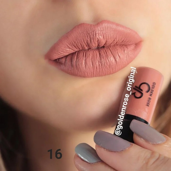 رژلب مایع بادوام گلدن رز شماره ۱۶